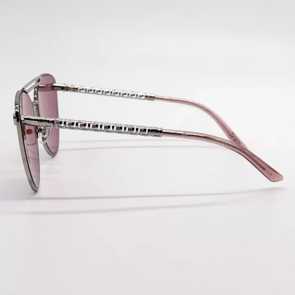 NEW VE2267 1000/7V VERSACE SUNGLASSES SILVER PINK VE2267 10007V display picture 1